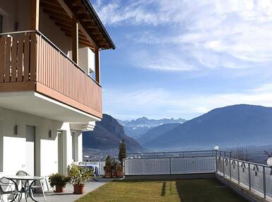 Haus Elefant with a view on the mountains